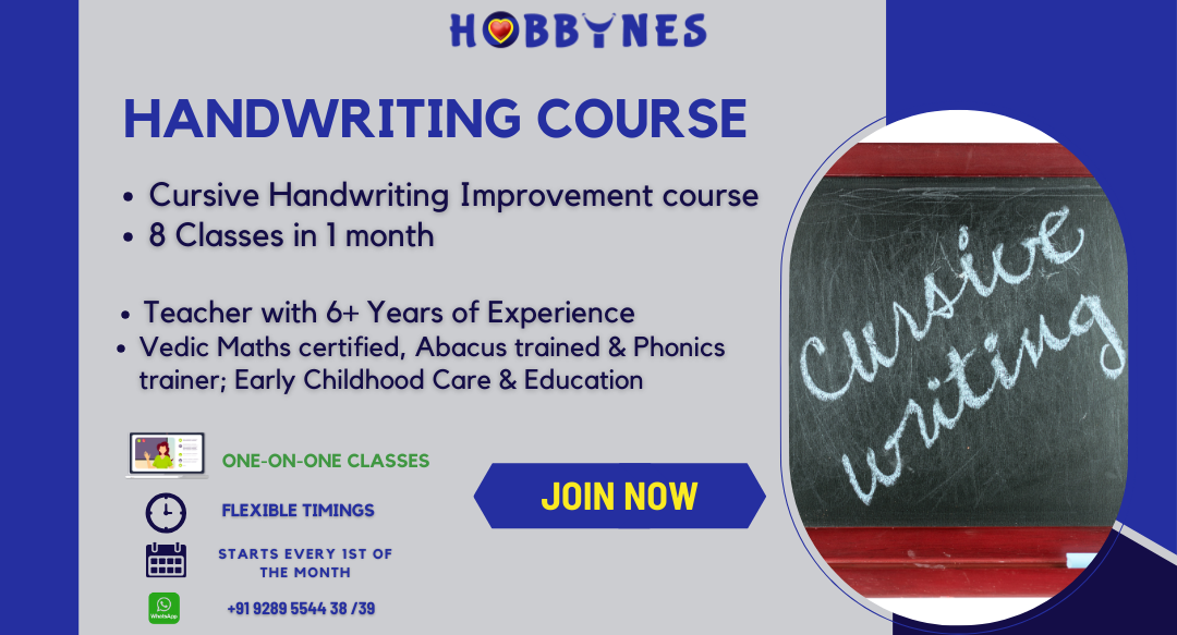 Handwriting Course Part 1 Individual November